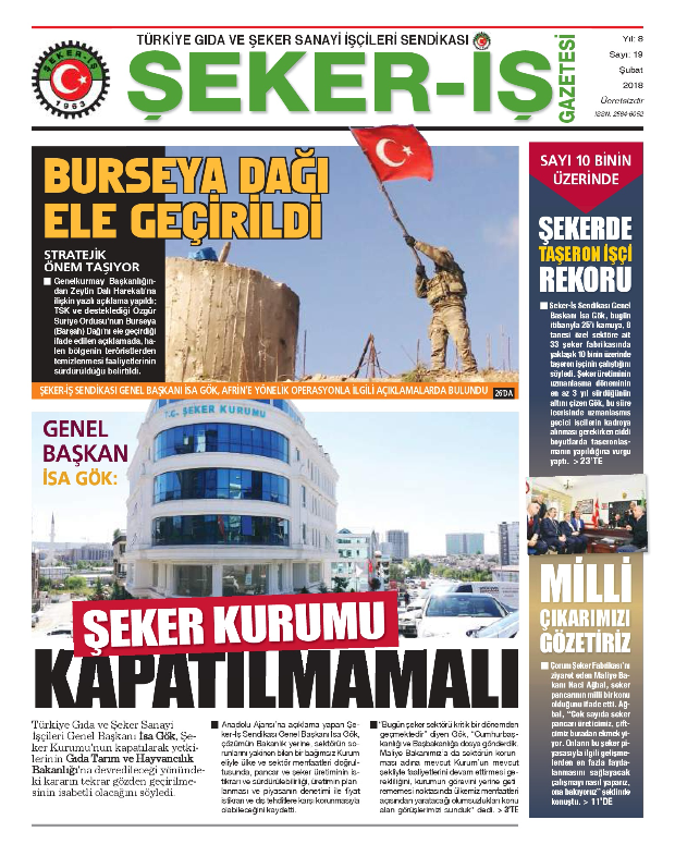Şeker Gazete Sayı:19