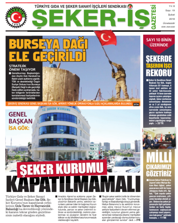 Şeker Gazete Sayı:19