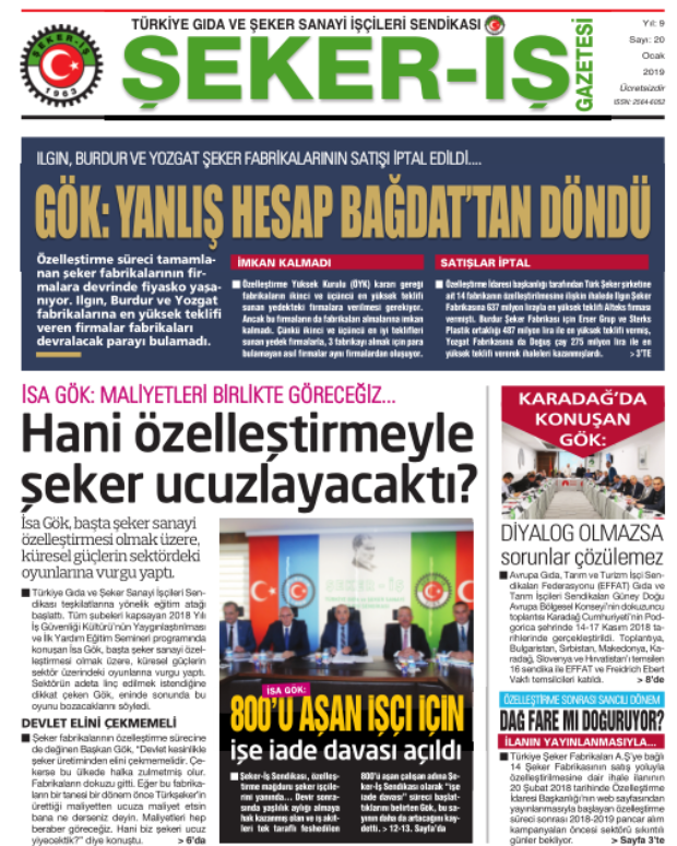 Şeker Gazete Sayı:20