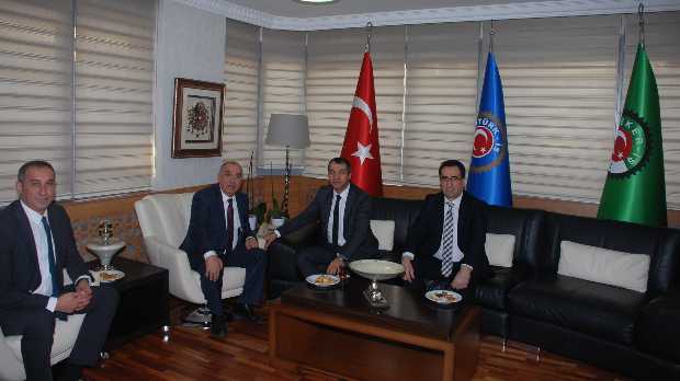 Şeker Dairesi Başkanı Sayın Mehmet Hasdemir Şeker-iş Sendikasını İadeyi Ziyarette Bulundu