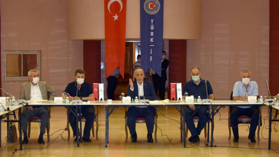 Türk-iş Başkanlar Kurulu 24. Dönem Beşinci Toplantısı 01 Eylül 2020 Salı Günü Aydın-didim’de Toplandı