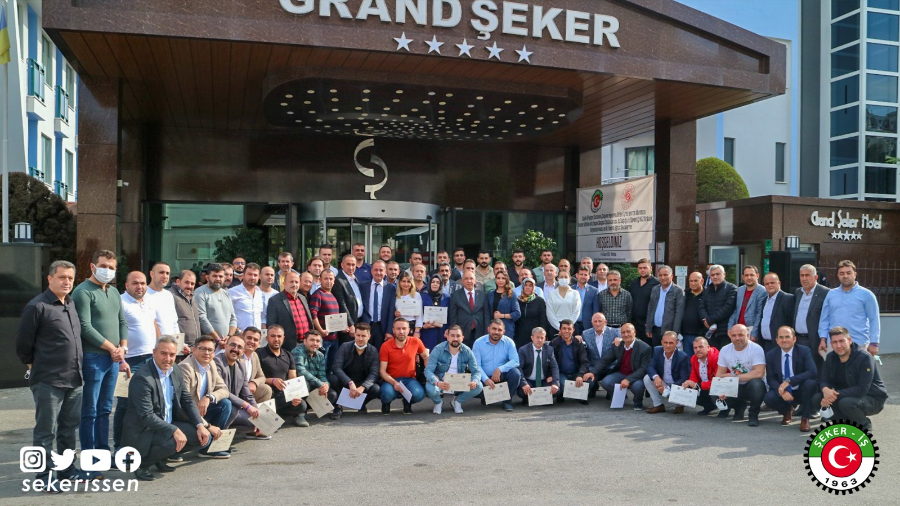 SENDİKAMIZ ŞEKER-İŞ’İN EĞİTİM SEMİNERİ ANTALYA’DA GERÇEKLEŞTİRİLDİ