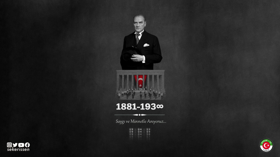 10 Kasım Atatürk'ü Anma Günü Mesajı