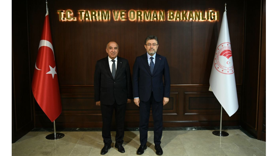 Şeker-İş Sendikası Genel Başkanı İsa GÖK'ten T.C. Tarım ve Orman Bakanı Sayın İbrahim YUMAKLI’ya Makamında Ziyaret