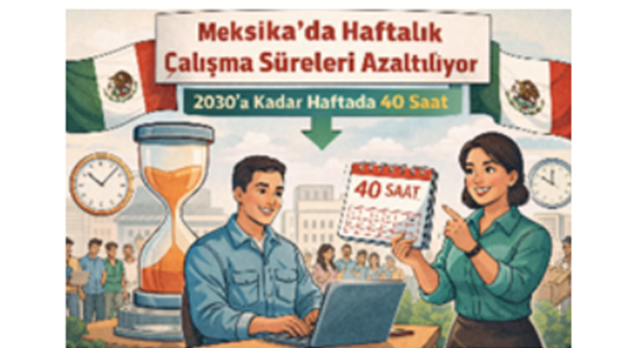 MEKSİKA’DA HAFTALIK ÇALIŞMA SÜRELERİ KISALIYOR